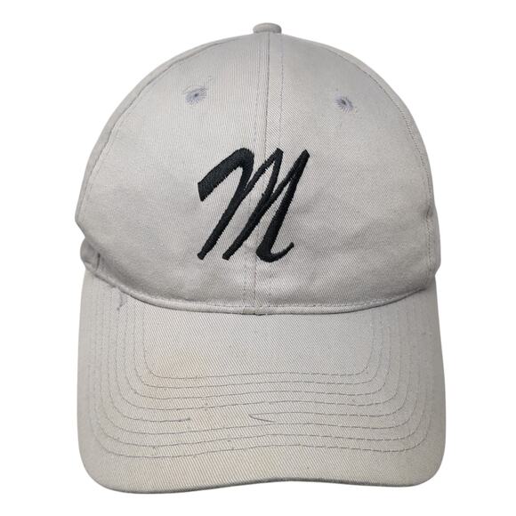 Martin Sports #14 Strapback Baseball Cap Gray One Size Adjustable Embroidered - Picture 1 of 10